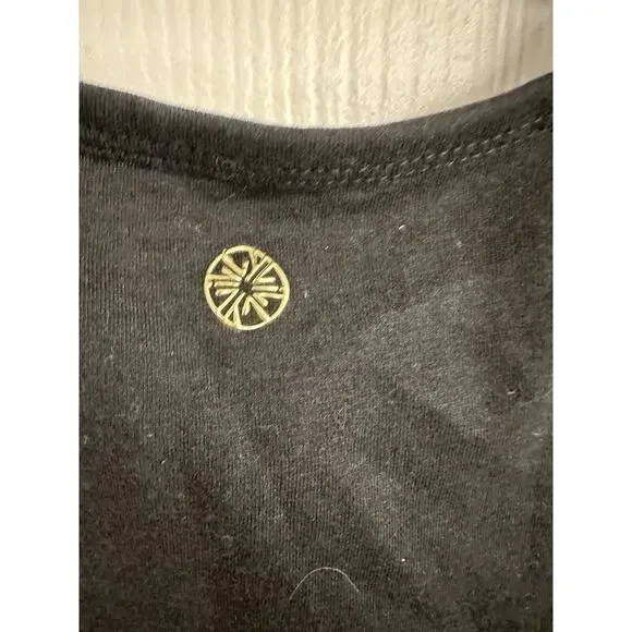 NWT Lilly Pulitzer Luxletic Greer Cropped Top Women's Size XXS in Onyx Black - Picture 8 of 9